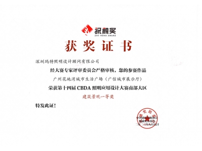 获奖证书
